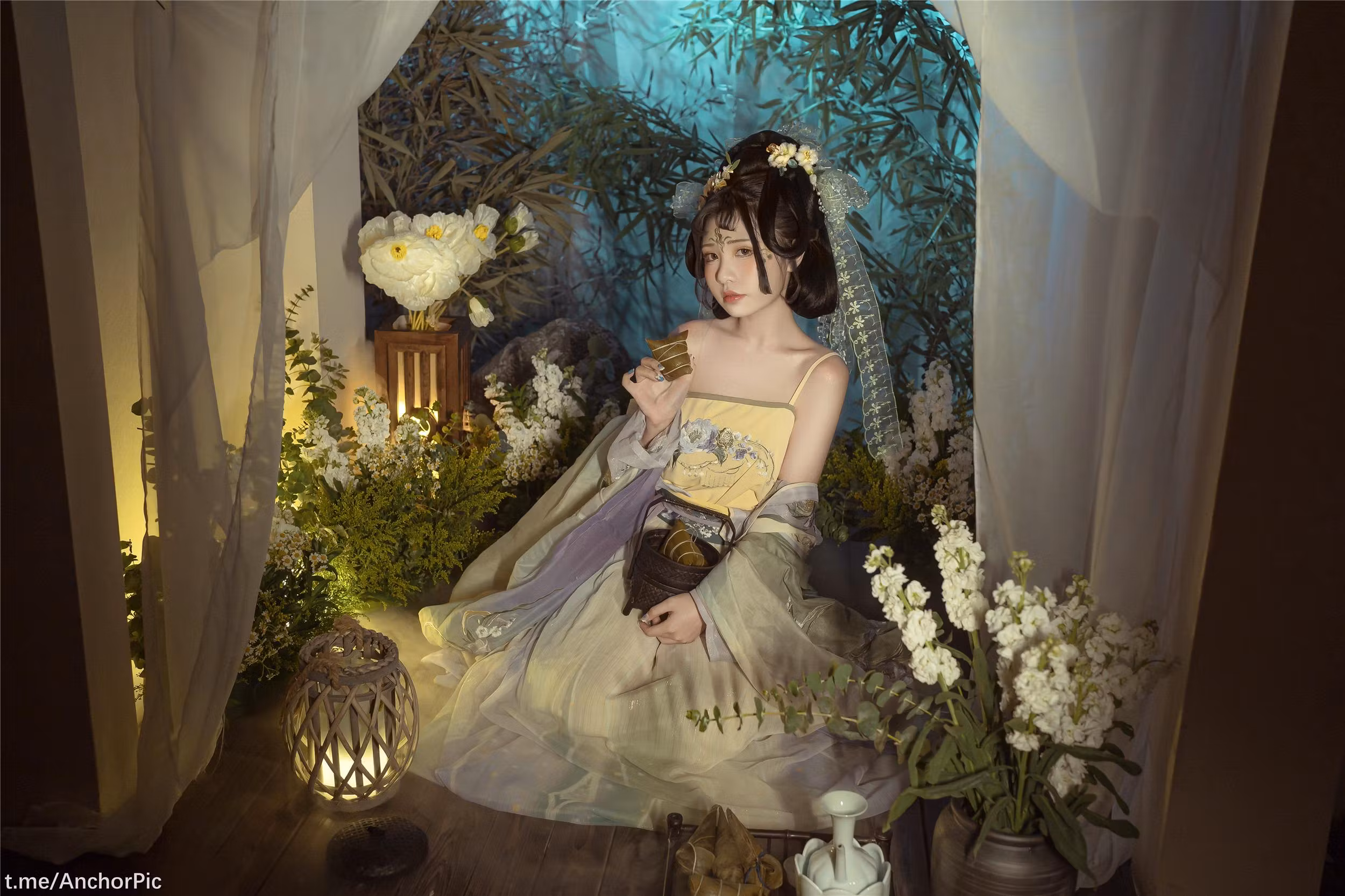 [喵小吉] [汉服/古风写真] 浣溪沙Cosplay·端午图集 [98P]-软桃社
